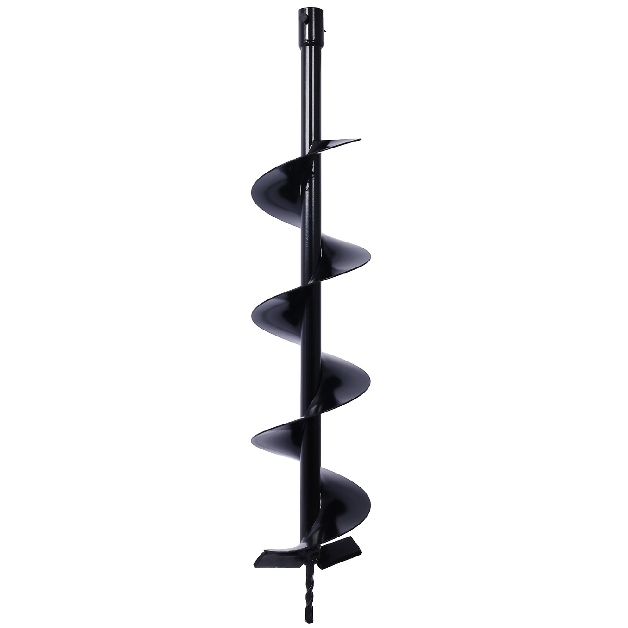BlackTeck Garden Auger Drill Bit Set — 6in., 10in., 12in., Heavy-Duty Steel, Helical Screw Blade, Model# N2-110113